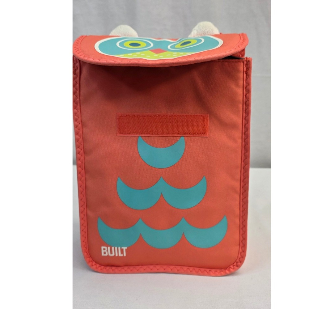 BUILT NY Big Apple Buddies Olivia Owl Insulated Lunch Sack Orange BAB1-OWL - Picture 7 of 14